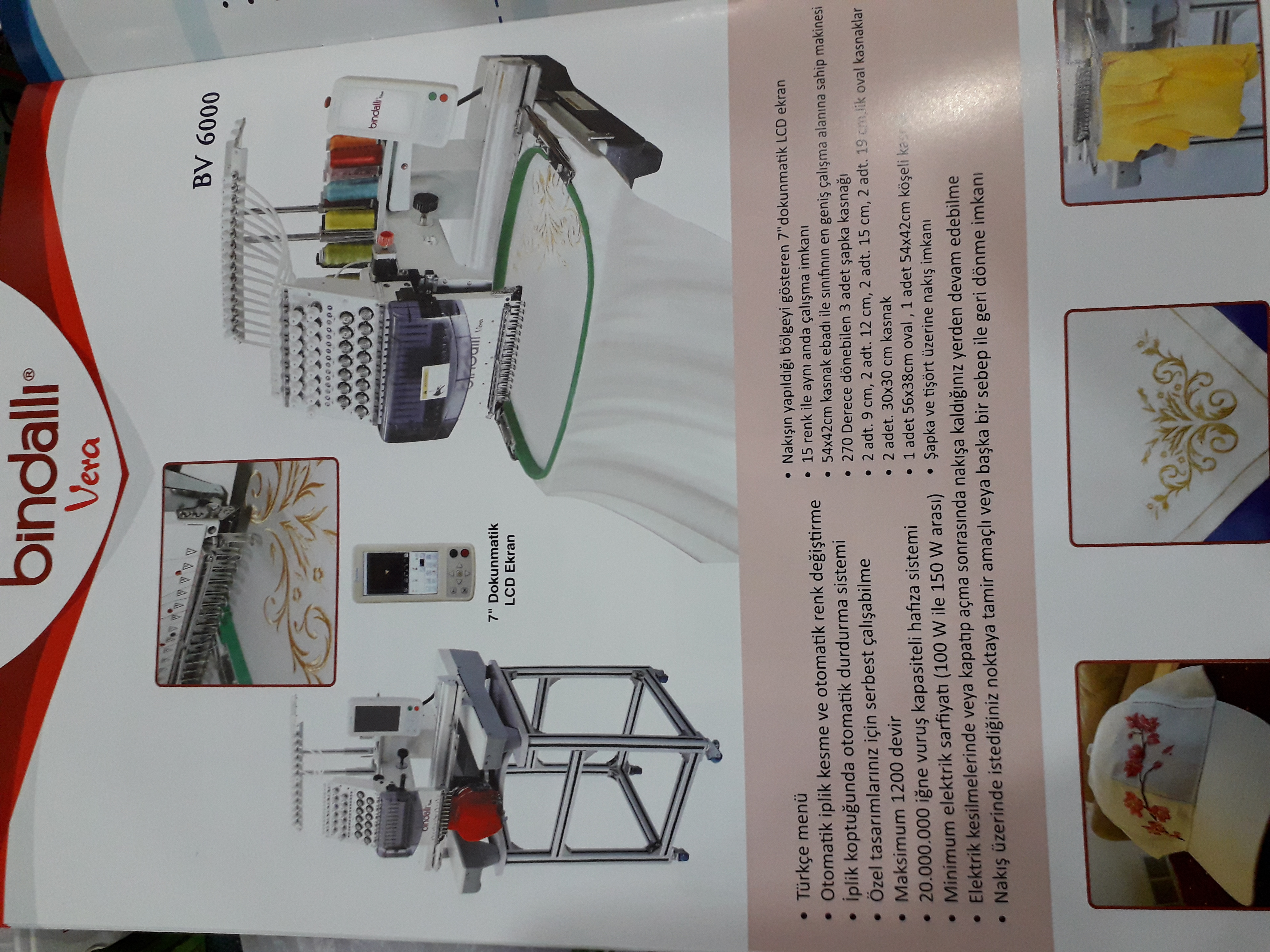 BİNDALLI EV TİPİ DİKİŞ VE NAKIŞ MAKİNE