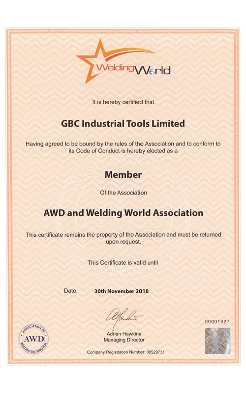 Welding World Certificate