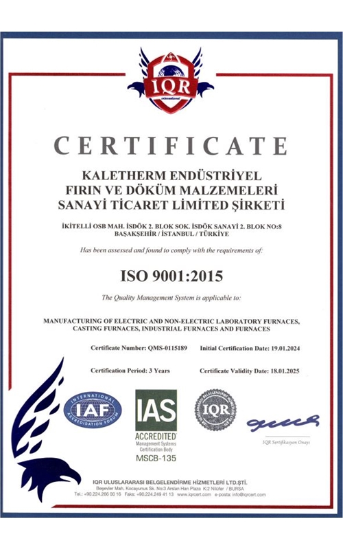 ISO 9001:2015 ing