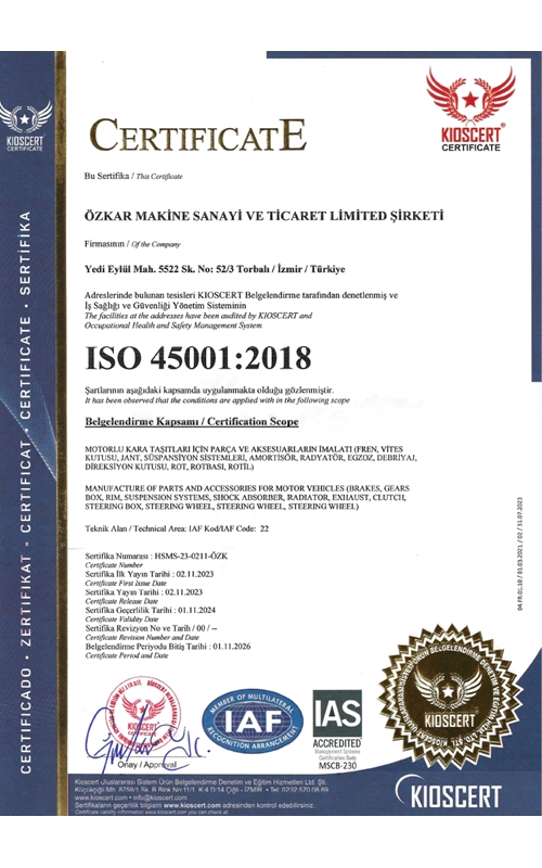 ISO 45001:2018