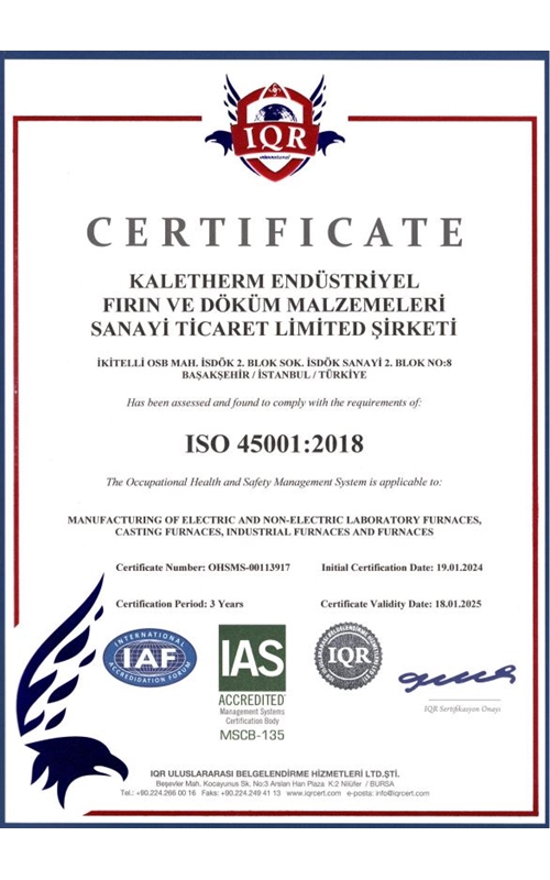 ISO 45001:2018 ing