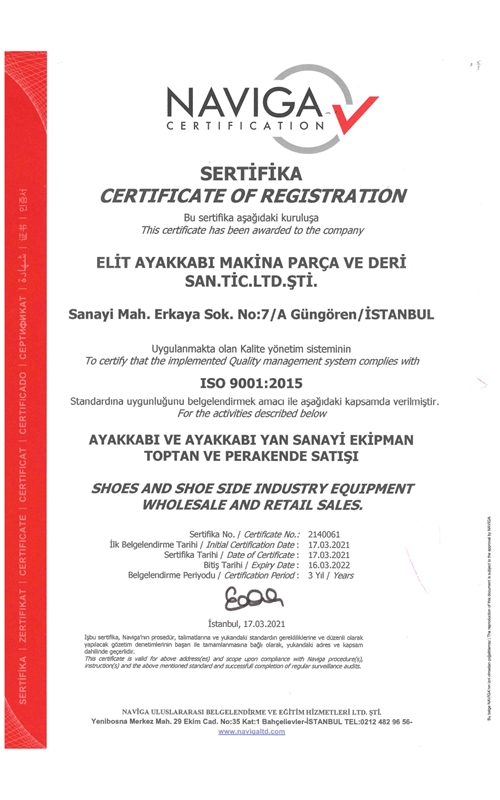 Naviga Certification