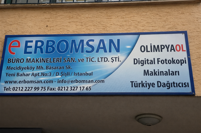 Erbomsan Büro Makineleri Banner