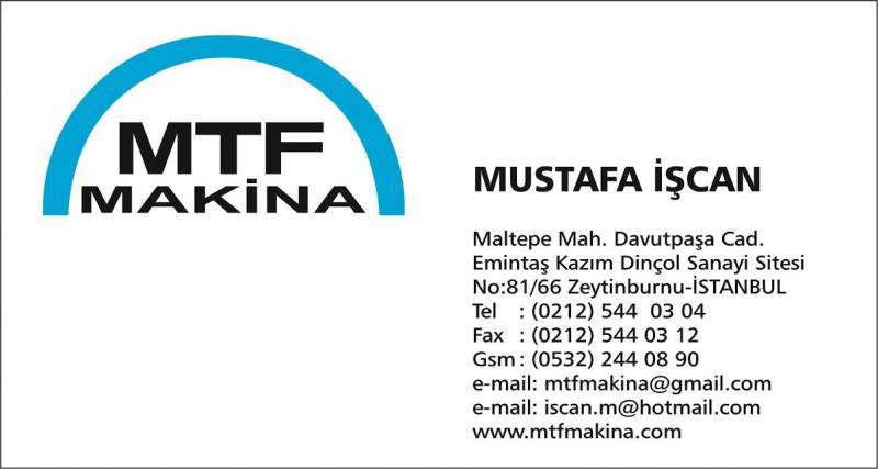 MTF Makina Banner