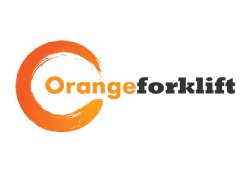 Orange Forklift