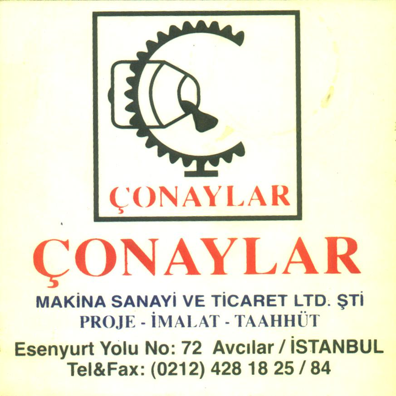 Çonaylar İnşaat Makinaları San. Ve Tic. Ltd. Şti