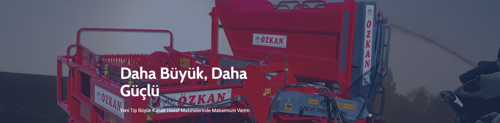 Özkan Tarım Makina Slider