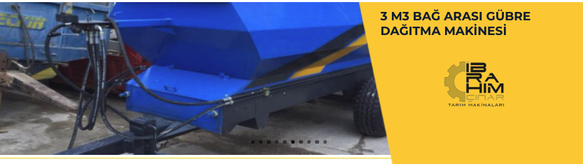 İbrahim Çınar Makina Slider