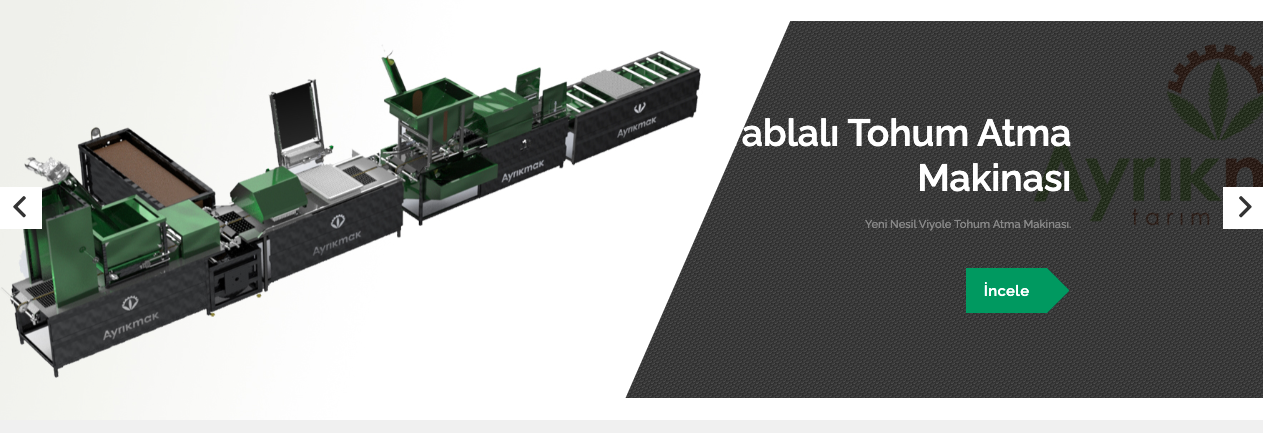 Ayrıkmak Makina Slider