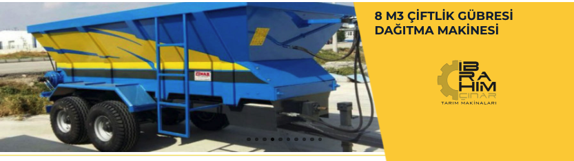 İbrahim Çınar Makina Slider