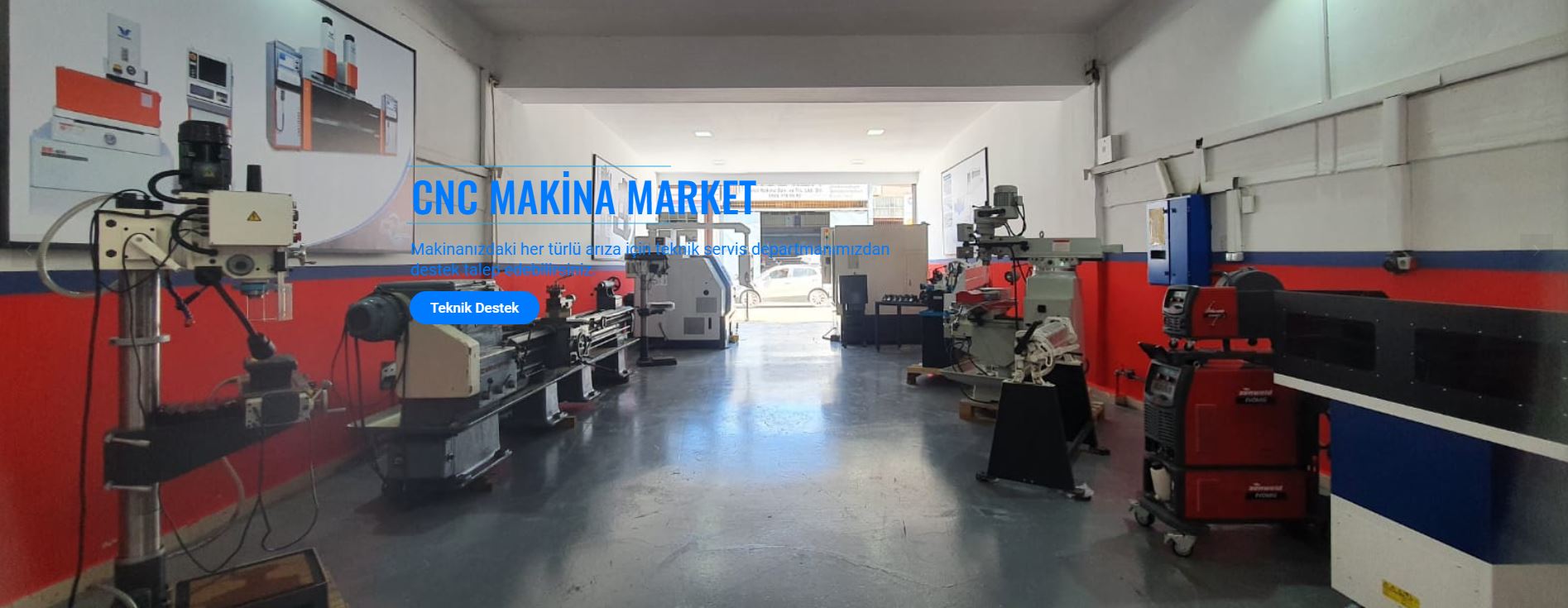 CNC Makina Market Slider