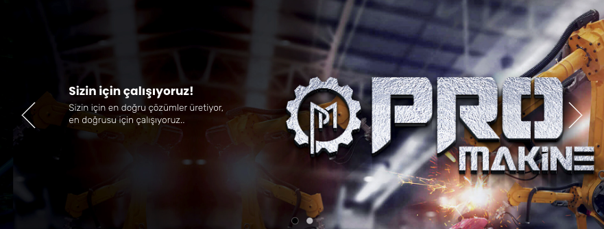 Pro Makine Slider