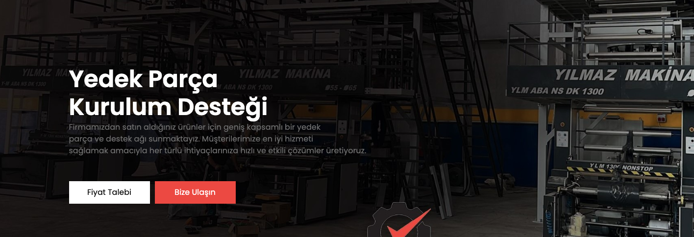 Yılmaz Makine Slider