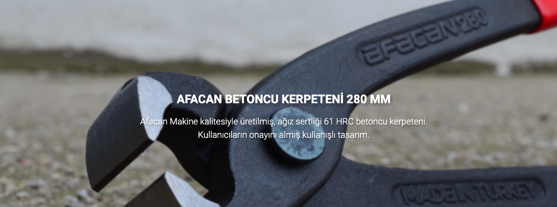 Afacan Makine Slider