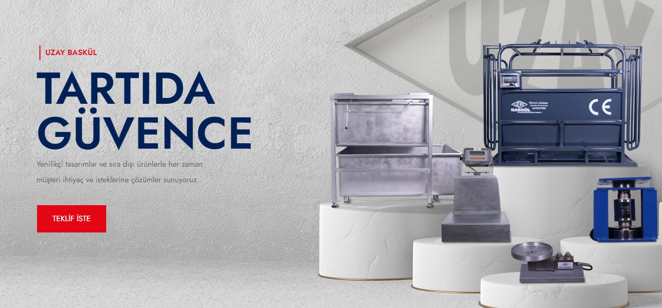 Uzay Baskül Sistemleri Slider