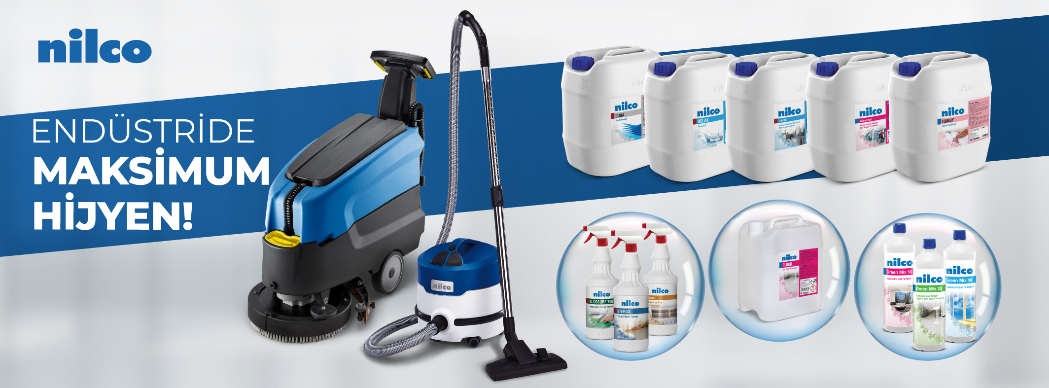 Nilco Temizlik Makinaları Slider