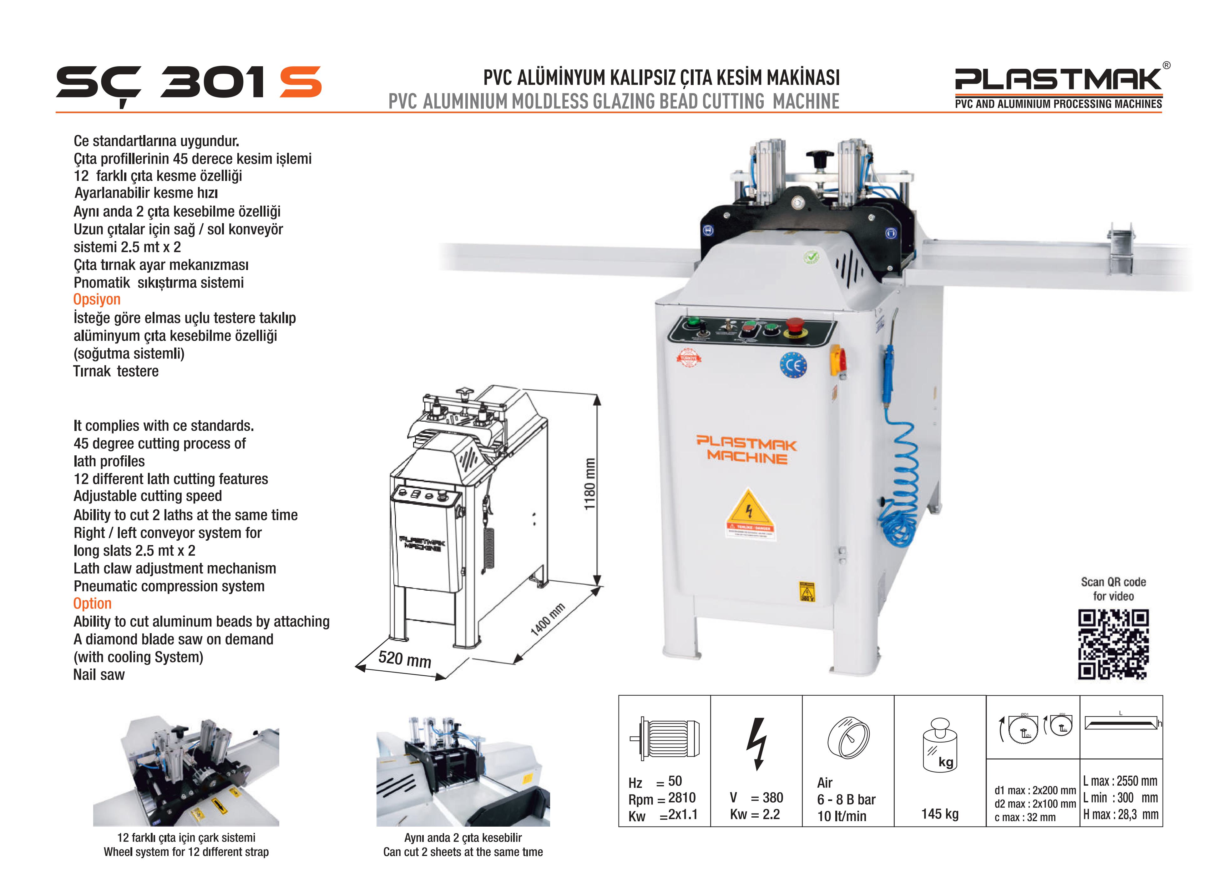 Plastmak Alüminyum & PVC İşleme Makinaları Slider
