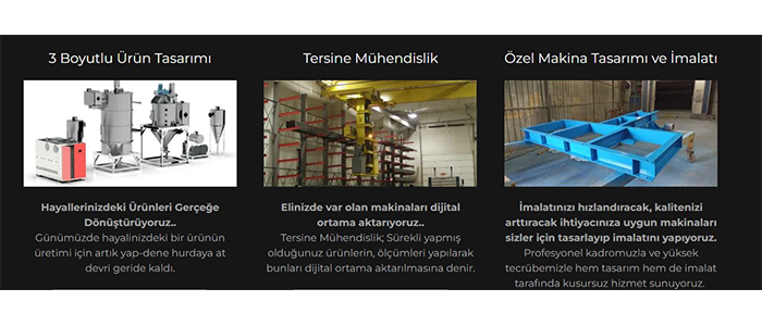 BNR Mühendislik Makina Slider